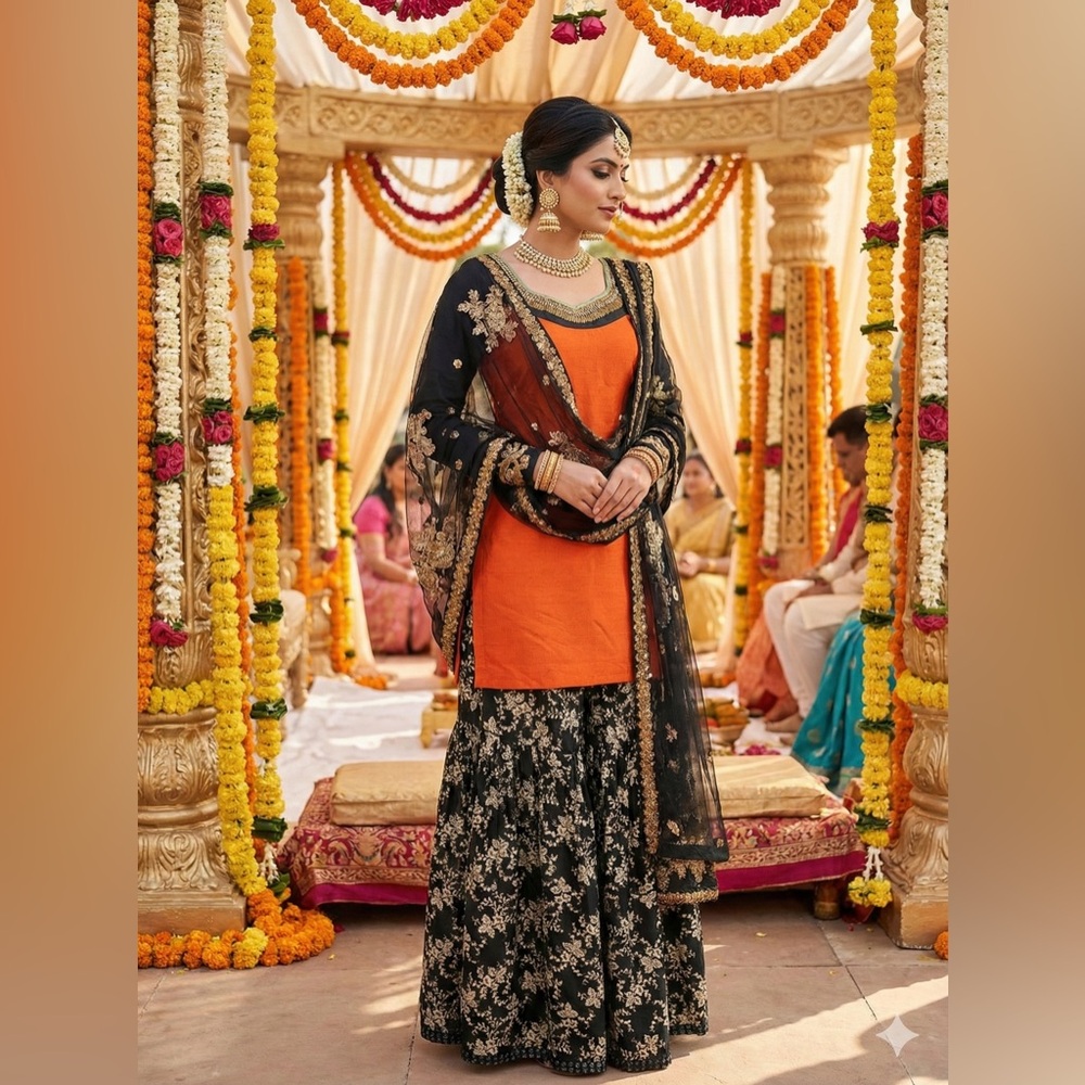 Sabyasachi 3 pc sharara set